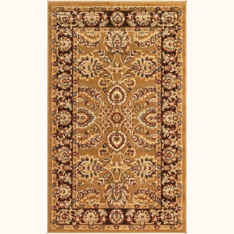 Unique Loom 3' 3 x 5' 3 Tan Voyage Asheville Area Rug