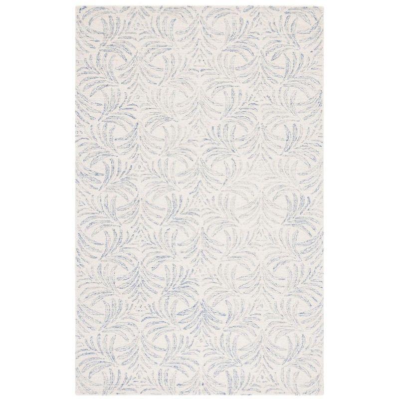 Jardin JAR728 Hand Tufted Accent Rug - Ivory/Blue - 3'x5' - Safavieh