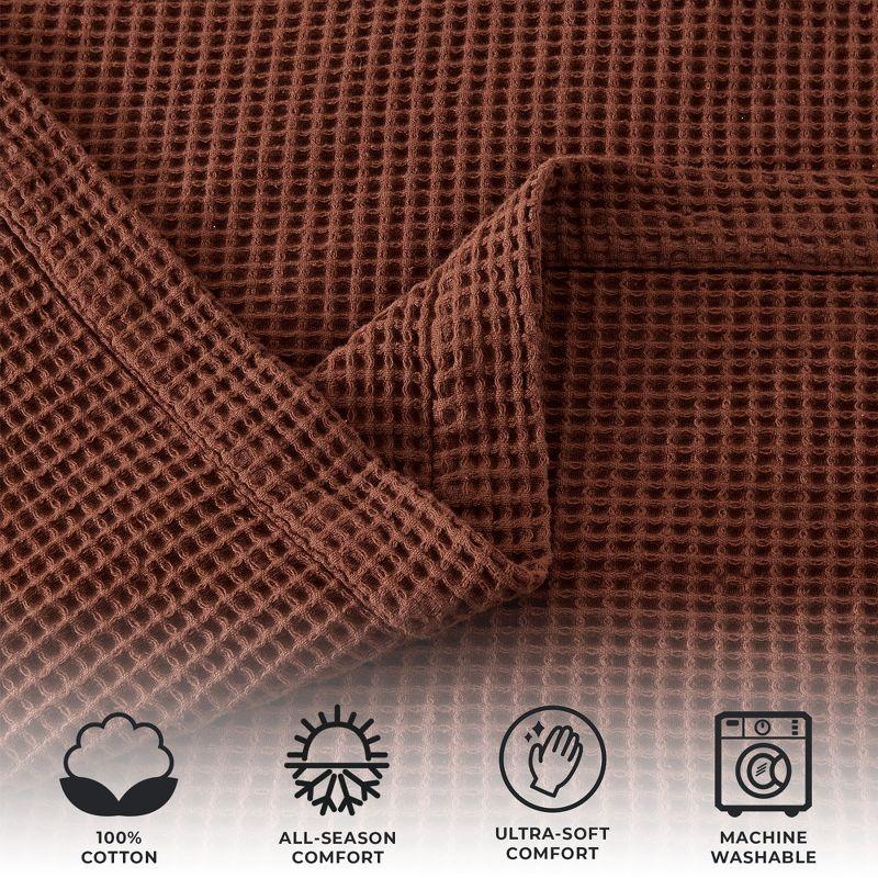 FreshFolds 100% Cotton Waffle Weave Blanket