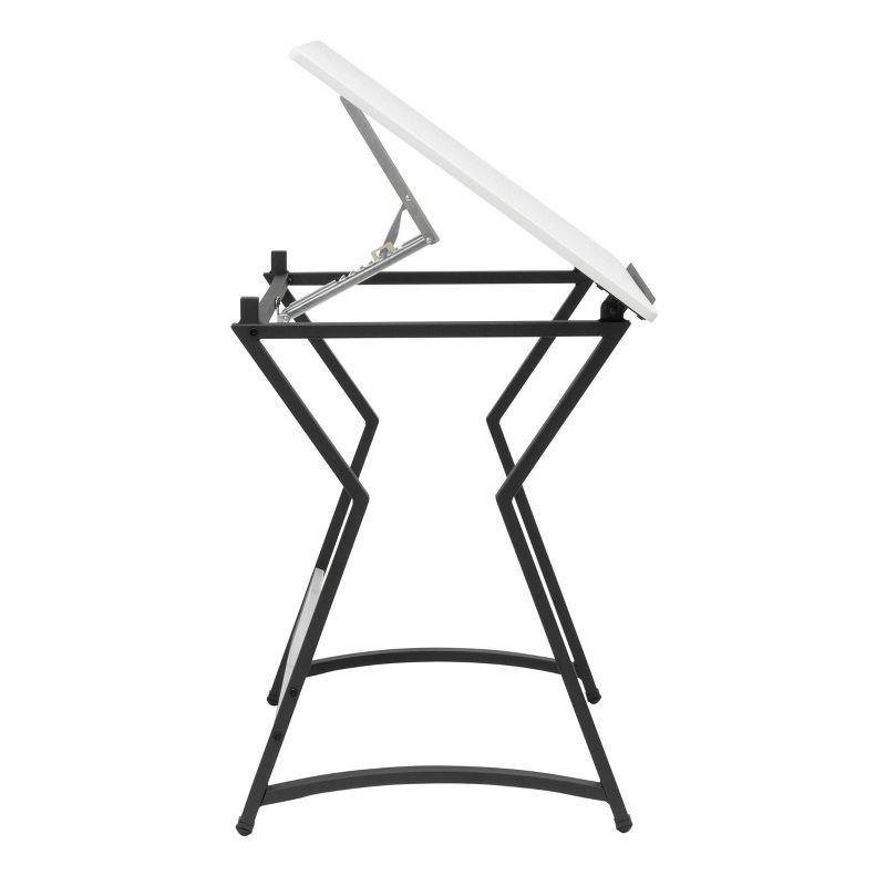 Hourglass Craft Table, Angle Adjustable Drafting Table