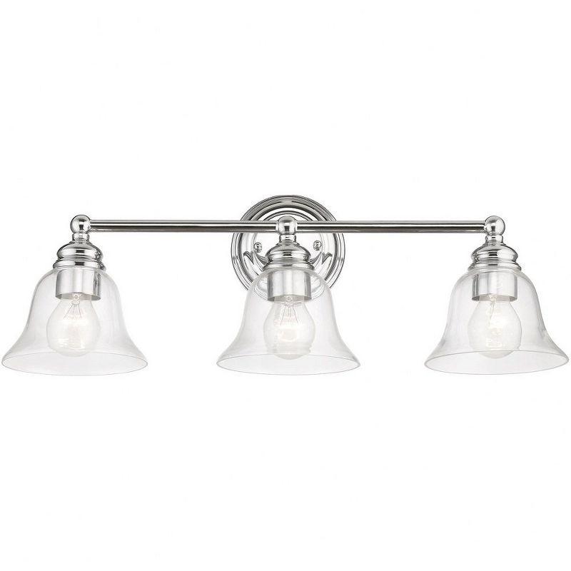 Livex Lighting Moreland 3 - Light Vanity in  Polished Chrome