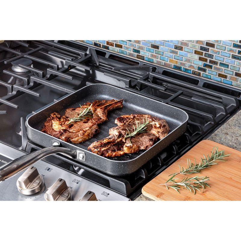 Granitestone 10.5" Nonstick Square Grill pan