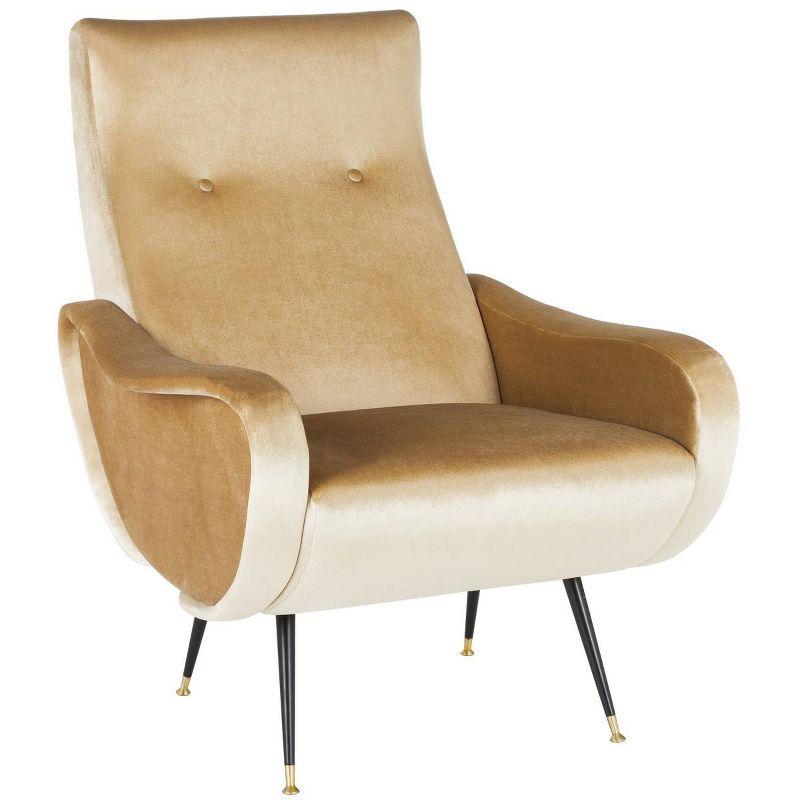 Elicia Accent Chair - FOX6260 - Camel - Safavieh