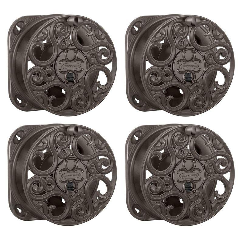 Suncast Plastic Wall Hose Reel (Set of 4)