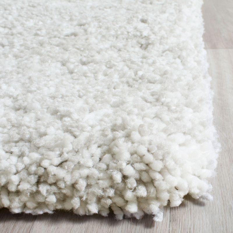 Ultimate Shag SGU211 Hand Tufted Indoor Area Rug - Silver/Ivory - 5'x8' - Safavieh.