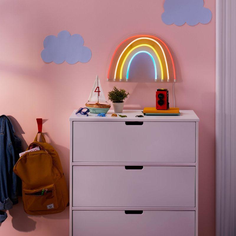 Colorful Acrylic Rainbow Neon Kids' Wall Decor