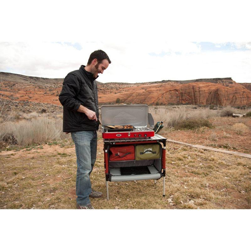 Camp Chef Mountain Series Table and Organizer - Red