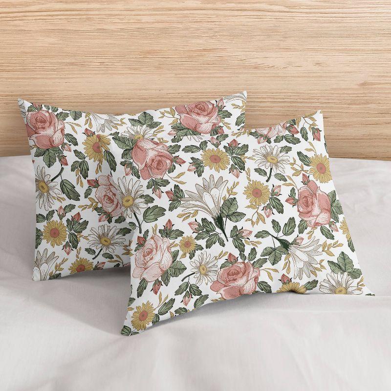 Vintage Floral Comforter Set