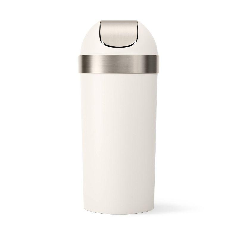 Umbra Venti Plastic Swing Top Kitchen Trash Can - 16 Gallons