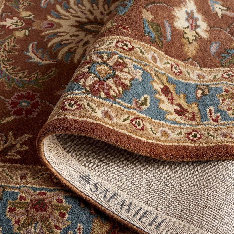 Heritage HG968 Handmade Area Rug - 8'3"x11' - Brown/Blue - Safavieh