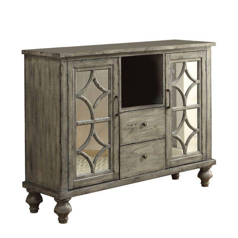 NTYUNRR Velika 48'' Solid Wood Console Table with 2 Drawers