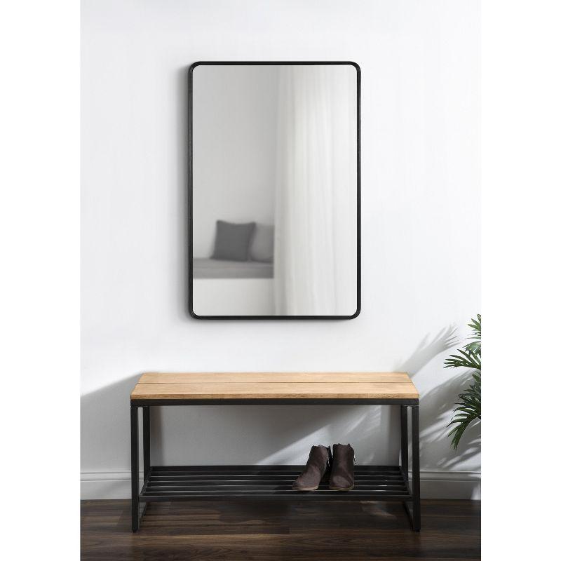 Kate and Laurel Caskill Framed Radius Rectangle Wall Mirror