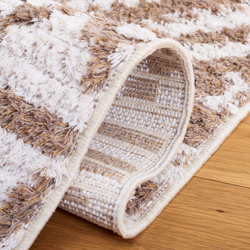 Augustine AGT849 Machine Made Indoor Area Rug - Taupe/Ivory - 9'x12' - Safavieh