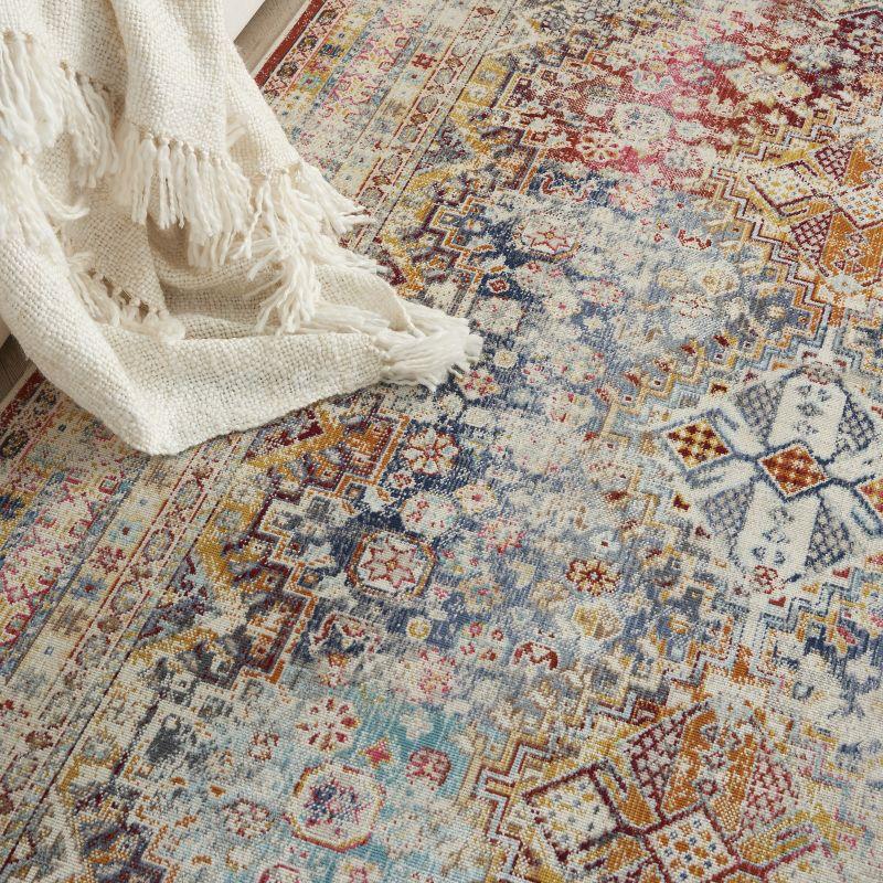 Kelly Clarkson Home Kinsley Oriental Ivory/Navy/Rust Area Rug