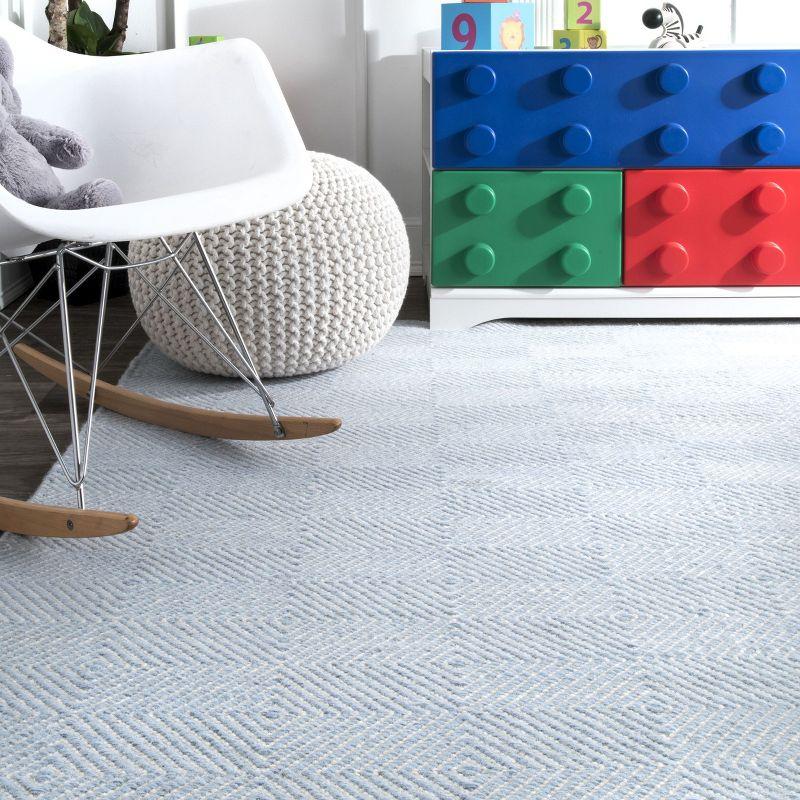 Nuloom Ago Geometric Wool Indoor Area Rug