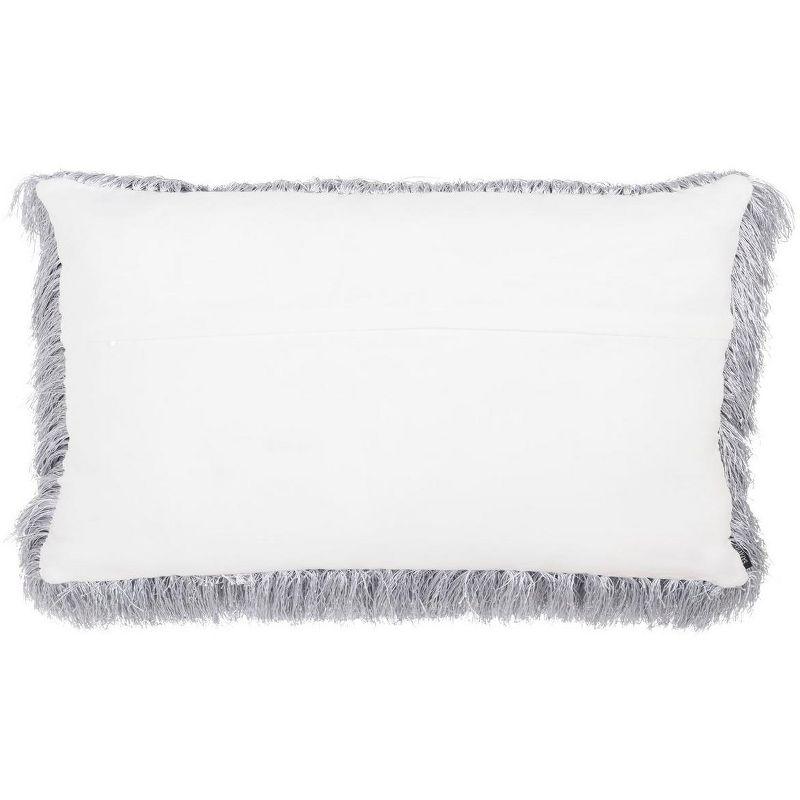 Soleil Shag Polypropelene Throw Pillow