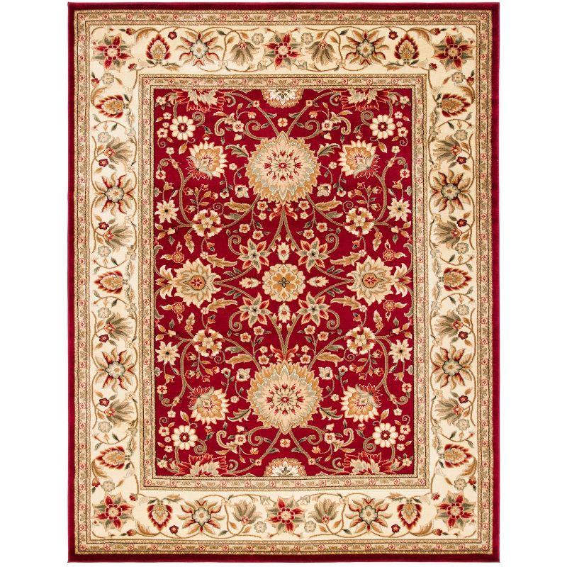 Lyndhurst LNH212 Power Loomed Area Rug - Red/Ivory - 9'x12' - Safavieh
