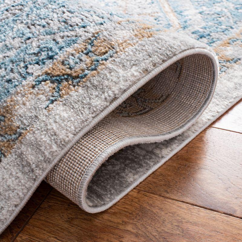 Shivan SHV714 Power Loomed Indoor Area Rug - Blue/Grey - 5'3"x7'6" - Safavieh