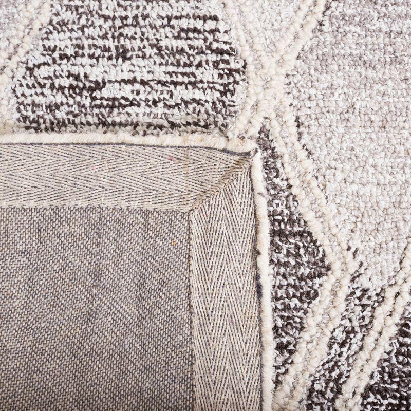 Abstract ABT351 Hand Tufted Area Rug - Ivory/Grey - 3'x5' - Safavieh.