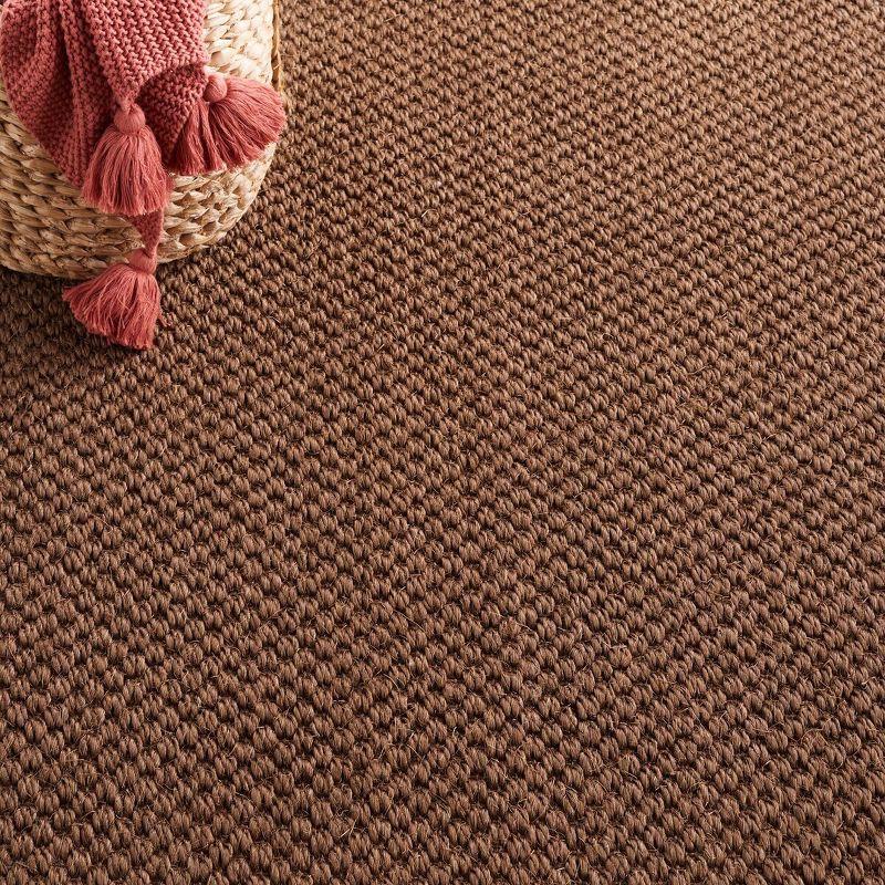 Natural Fiber NF525 Power Loomed Indoor Runner Rug - Chocolate - 2'x8' - Safavieh.