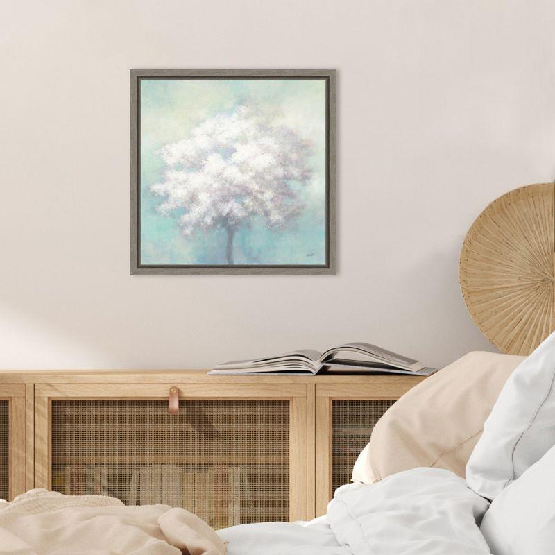 Amanti Art Spring Hope (Tree) by Wild Apple Canvas Wall Art Print Framed 16 x 16-in.