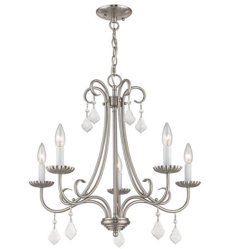 Livex Lighting Daphne 5 - Light Chandelier in  Brushed Nickel