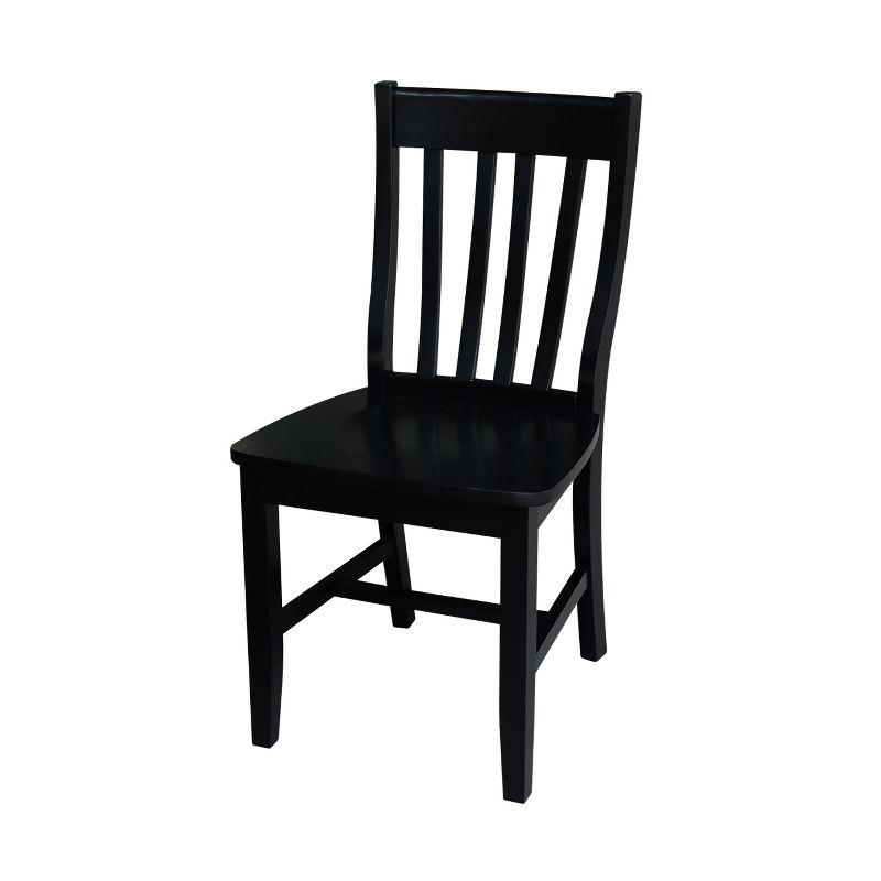 August Grove® Toby 18.5'' H Solid Wood Side Chair (Set of 2)
