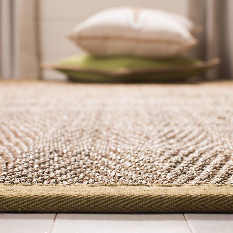 Natural Fiber NF115 Power Loomed Indoor Area Rug - Natural/Olive - 5'x8' - Safavieh