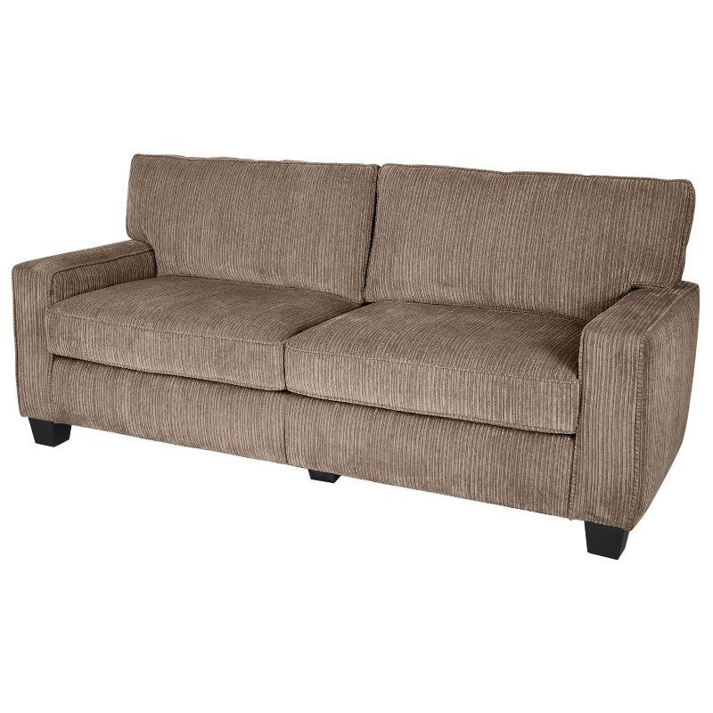 Serta Palisades 78" Track Arm Sofa, Easy Care Fabric, Soft Pillow Back, Pocket Coil Seat Cushions