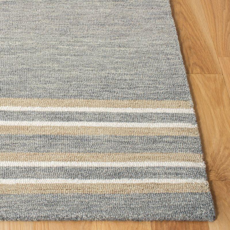 Metro MET603 Hand Tufted Indoor Area Rug - Grey/Brown - 6'x9' - Safavieh
