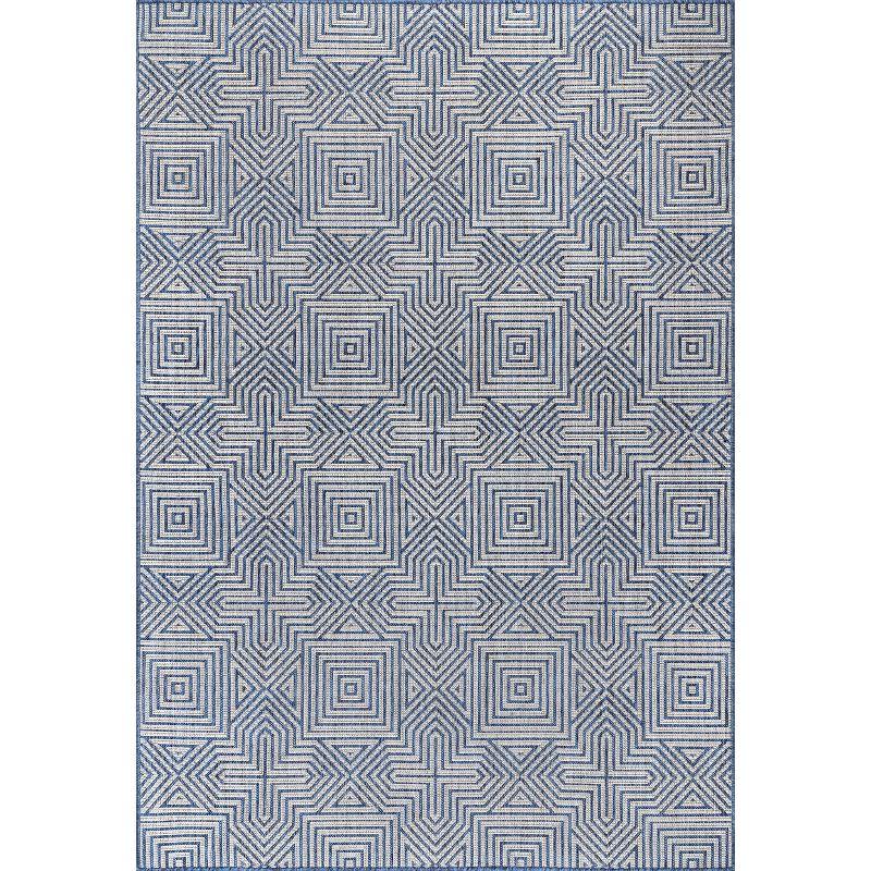 nuLOOM Kelsey Modern Abstract Indoor and Outdoor Area Rug