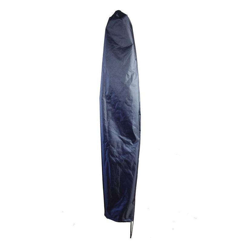 Shield Gold Weather Resistant 2-Layer Polyester Outdoor Umbrella Cover Charcoal Grey - 7/18.75x72"