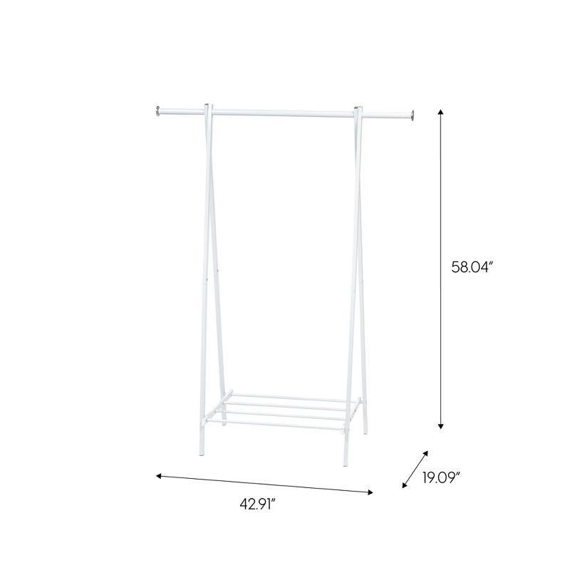 IRIS USA Free-Standing Clothing Rack, Metal Garment Rack