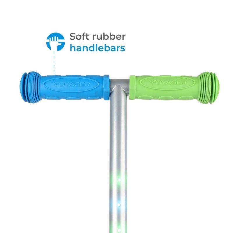 Scooter for Kids Ages 3-5 - Light Up Wheels, Extra Wide Deck, Foot Activated Break, Self Balancing Kids Toys for Boys & Girls