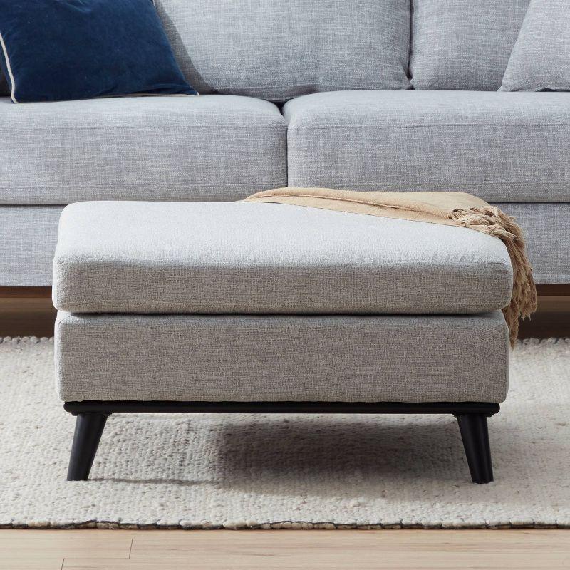 Wade Logan® Crampton Upholstered Ottoman