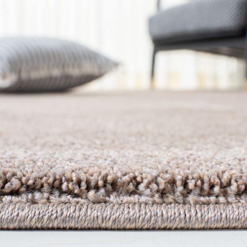 Pattern & Solid PNS320 Power Loomed Indoor Accent Rug - 4'5"x6'5" - Taupe - Safavieh