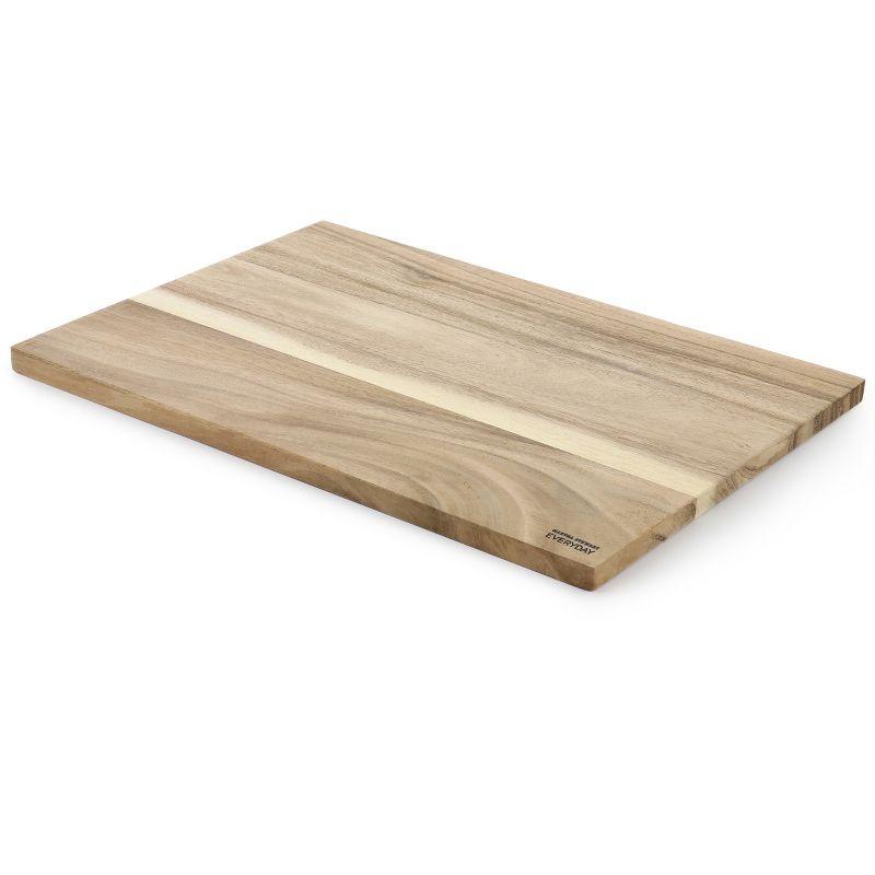 Martha Stewart Everyday Westhaven 18 x 12.6 Inch Rectangle Acacia Wood Cutting Board