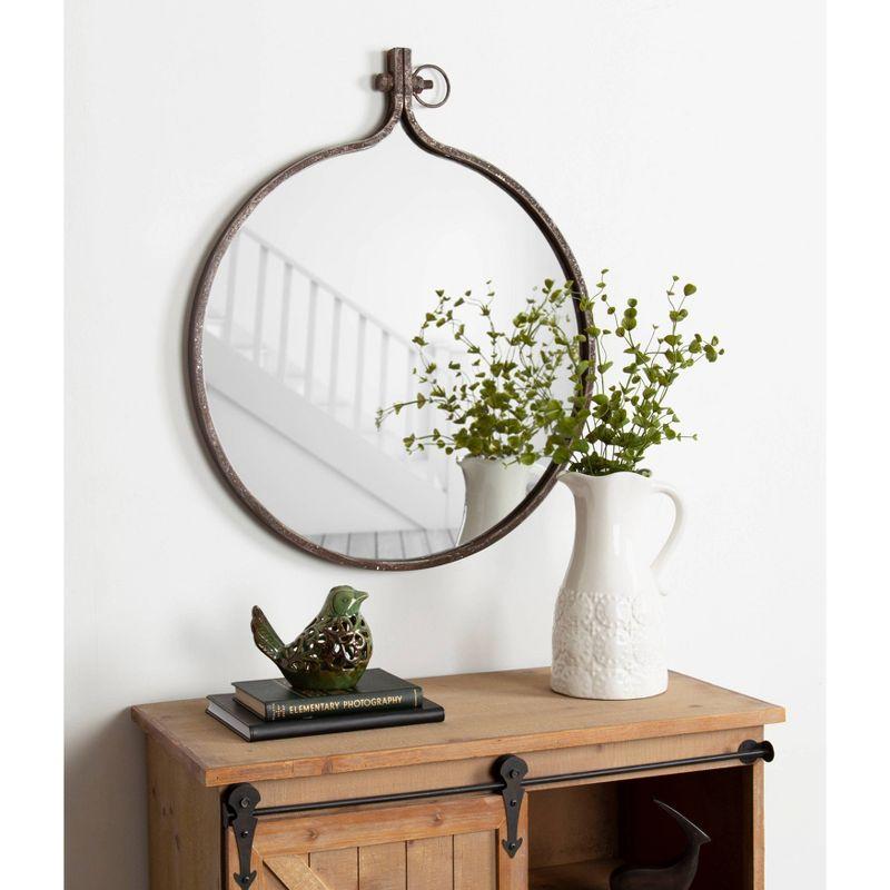 Yitro Metal Framed Wall Mirror - Kate & Laurel All Things Decor