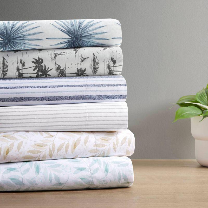 Madison Park Essentials 200 Thread Count Printed Cotton 200 Thread Count Printed 100% Cotton Sheet Set