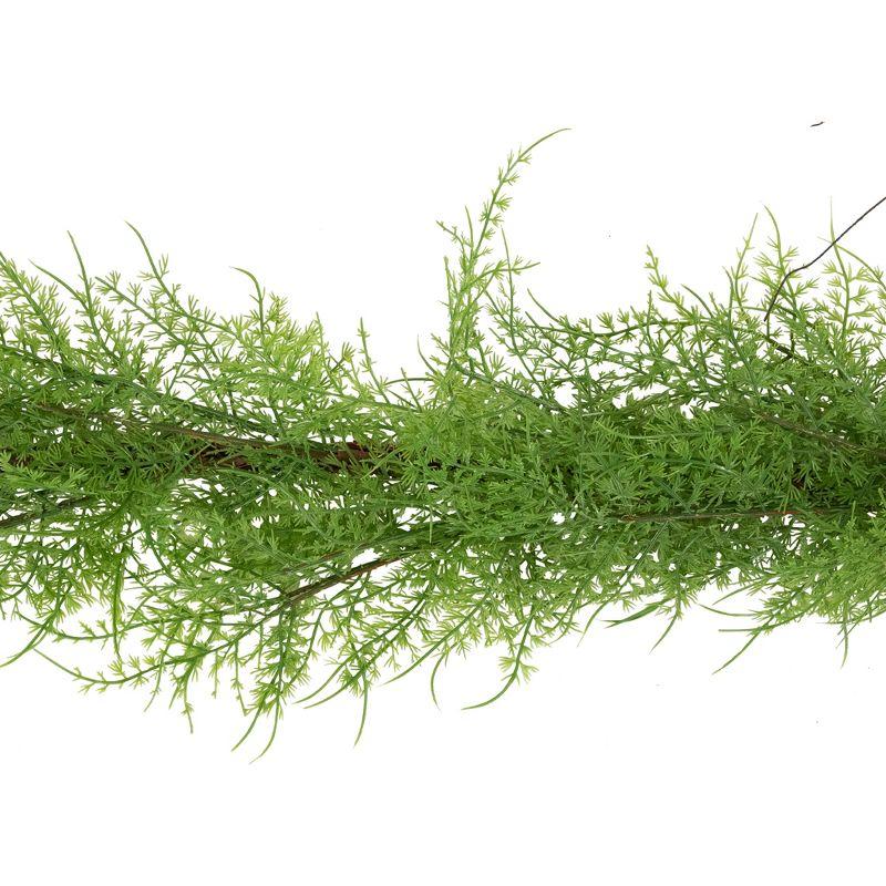 Northlight Seasonal 5' x 8" Green and Brown Cedar Artificial Christmas Garland - Unlit