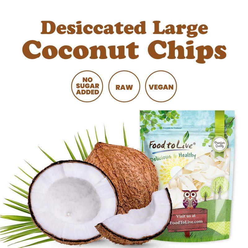 Coconut Chips - by Food To Live  0,5 LB