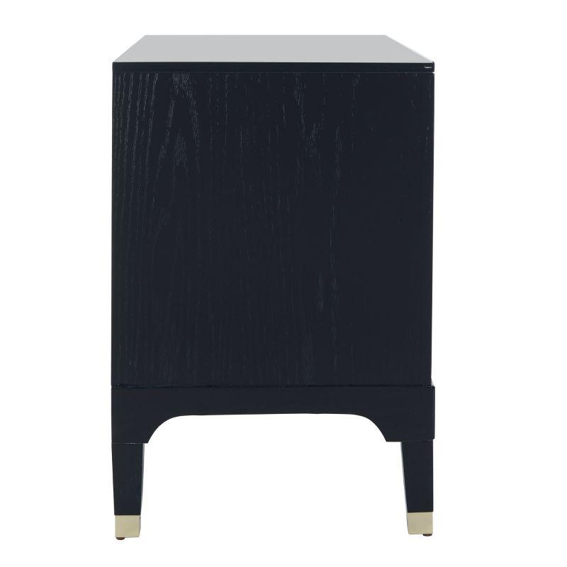 Lorna 3 Drawer Nightstand - FOX6232 - Navy - Safavieh Couture