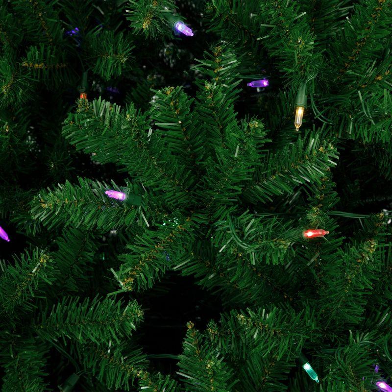 Northlight Seasonal 7.5' Pre-Lit Manchester Pine Instant Connect Artificial Christmas Tree Dual LED Lights