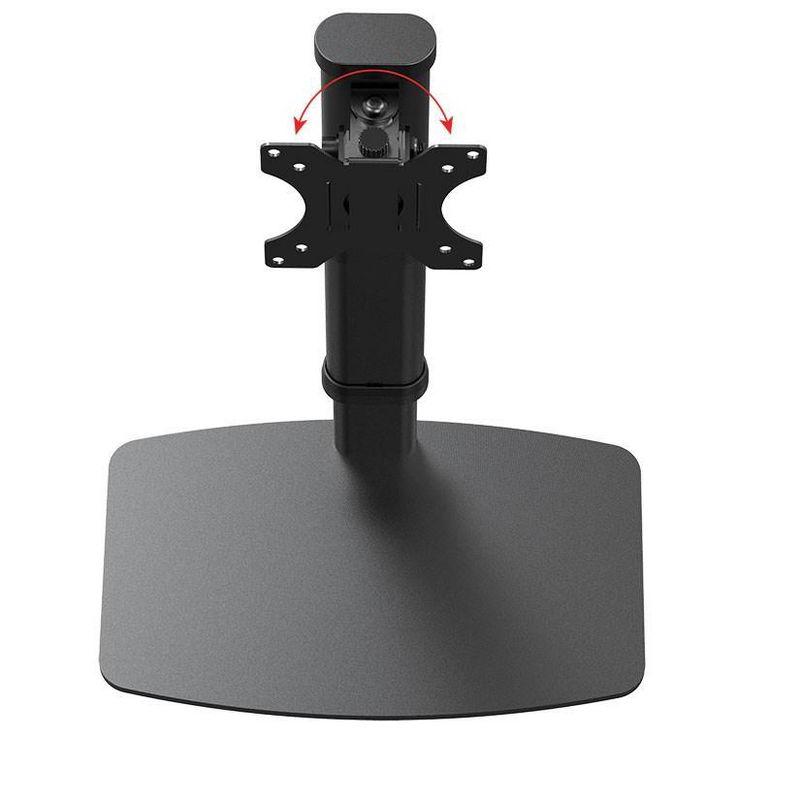 Monoprice Free Standing Single Monitor Desk Mount For Monitors Up To 27 Inches | Easy Height-Adjustable - Workstream Collection