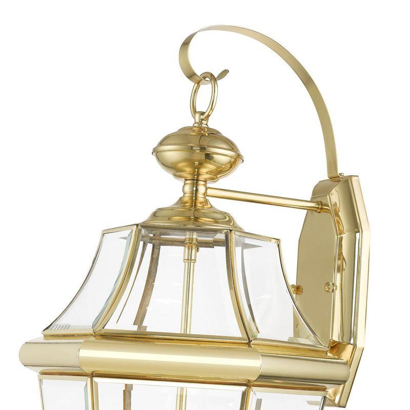 Livex Lighting Georgetown 3 - Light Wall Light in  Polished Brass
