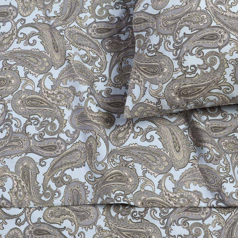 Tribeca Living Flannel Paisley Sheet Set