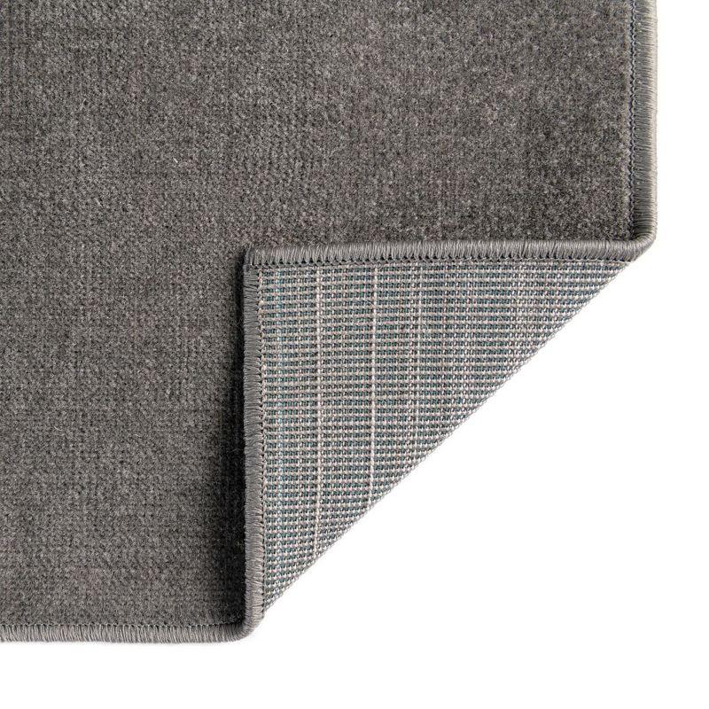 Unique Loom Williamsburg Collection Area Rug - Solid (7'  x 10' Rectangle Gray)