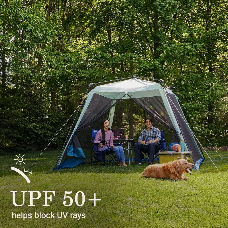 Coleman 10" x 10" Skylodge Instant Screened Shelter Canopy Tent - Green