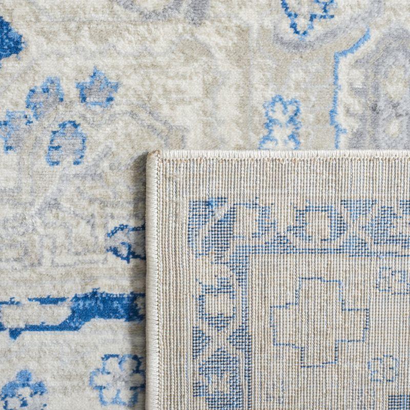 Brentwood BNT852 Power Loomed Indoor Area Rug - Beige/Blue - 5'3"x7'6" - Safavieh