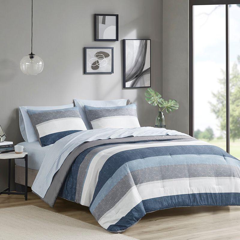 Madison Park Essentials Jaxon Comforter Set with Bed Sheets